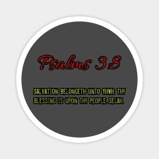 Psalms 3:8 Magnet